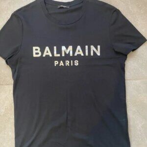 Balmain Classic Black Crewneck Tee